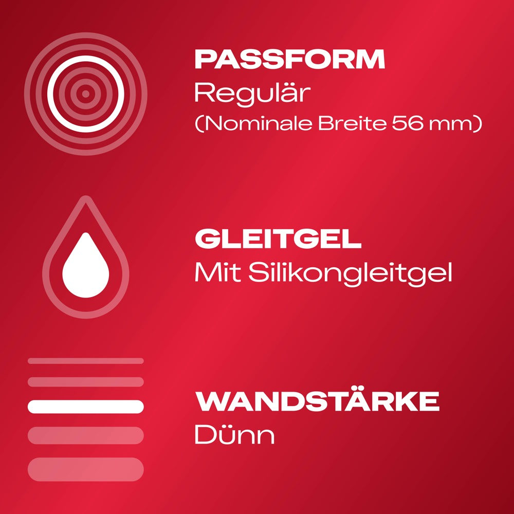 Durex Gefühlsecht Kondome Extra Dünn Original | 3-144 Stück | Diskreter Versand