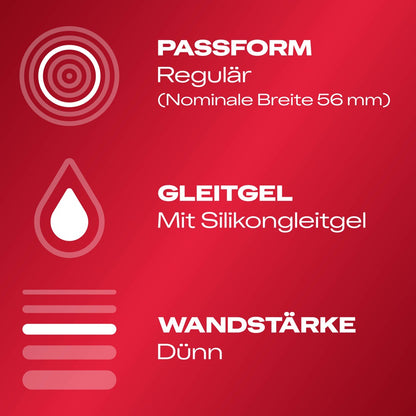 Durex Gefühlsecht Kondome Extra Dünn Original | 3-144 Stück | Diskreter Versand