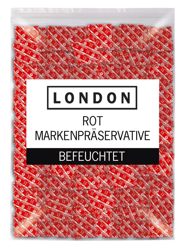 London Kondome ROT 100 & 1000 Stück – Diskret & Schnell