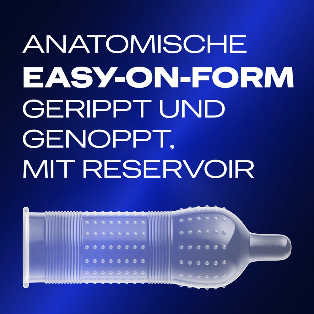 Durex Intense Orgasmic Kondome 10 / 22 Stück | Gerippt Genoppt