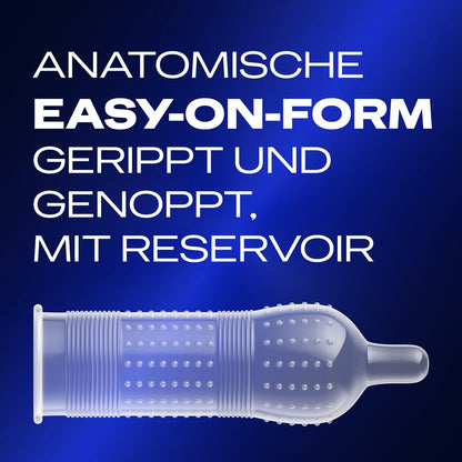 Durex Intense Orgasmic Kondome 10 / 22 Stück | Gerippt Genoppt