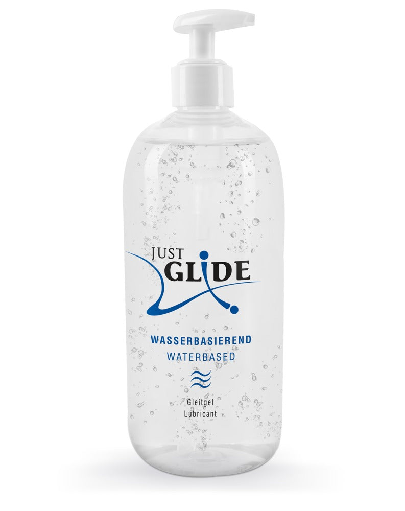 Just Glide Gleitgel Wasserbasiert | Vegan | Für Kondome & Toys | 50–1000ml