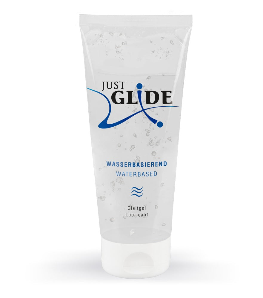 Just Glide Gleitgel Wasserbasiert | Vegan | Für Kondome & Toys | 50–1000ml