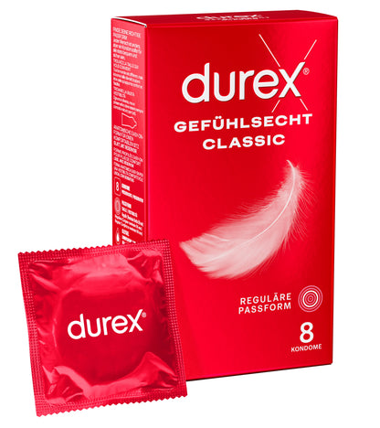 Durex Gefühlsecht Kondome Extra Dünn Original | 3-144 Stück | Diskreter Versand