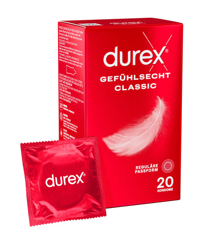 Durex Gefühlsecht Kondome Extra Dünn Original | 3-144 Stück | Diskreter Versand