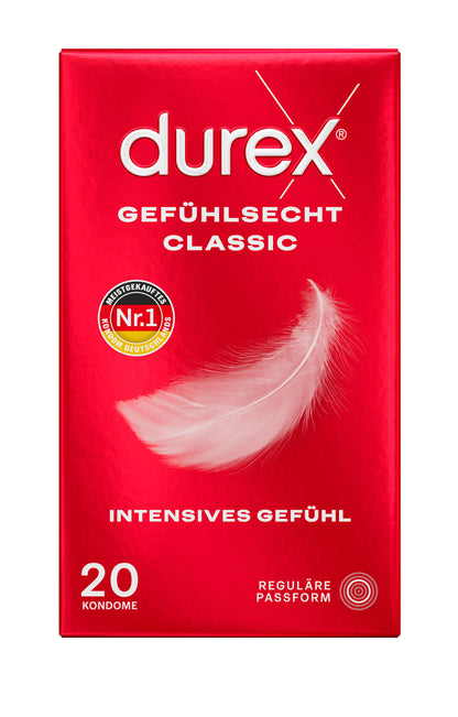 Durex Gefühlsecht Kondome Extra Dünn Original | 3-144 Stück | Diskreter Versand