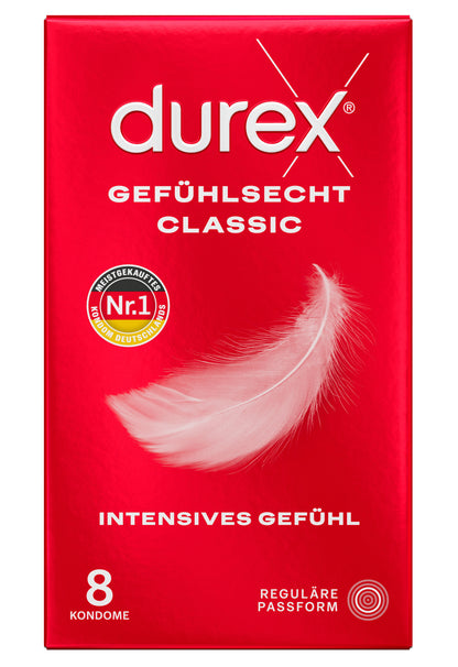 Durex Gefühlsecht Kondome Extra Dünn Original | 3-144 Stück | Diskreter Versand