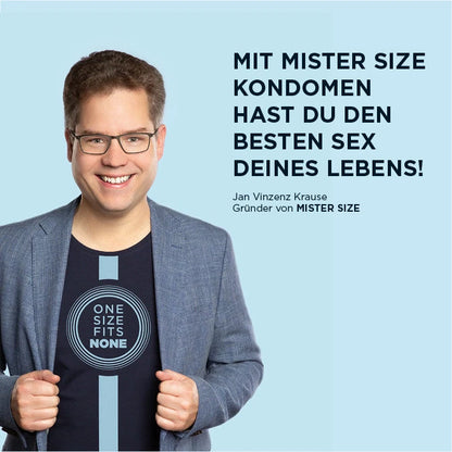 Mister Size Kondome 36Stk Größen 47 49 53 57 60 64 69 mm perfekter Sitz diskret